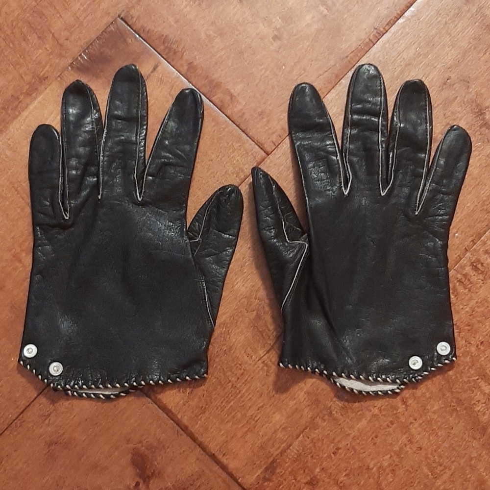 Vintage Kay Fuchs Leather Gloves 7.5